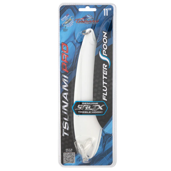 Premium 11 Pro Flutter Spoon Fishing Lure - 6oz - Ideal for Bass, Trout, and Saltwater Fishing - Perfect for Casting, Trolling, and Jigging