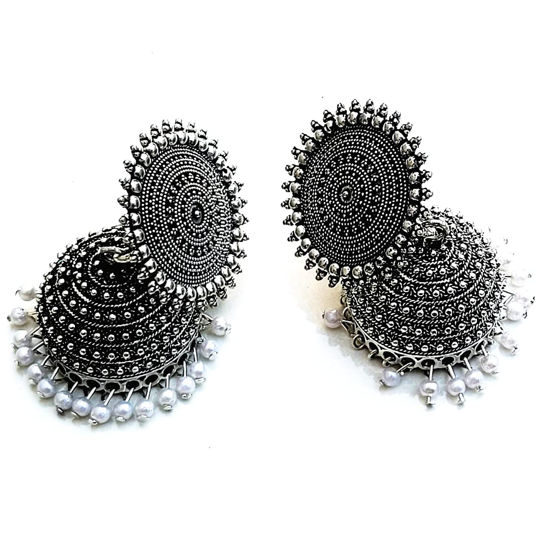**JSR Presents Elegant Traditional Imitation Earrings for Women - Stylish Earrings Combo & Necklace Set with Pendant - Perfect for Parties, Weddings, and Special Occasions**