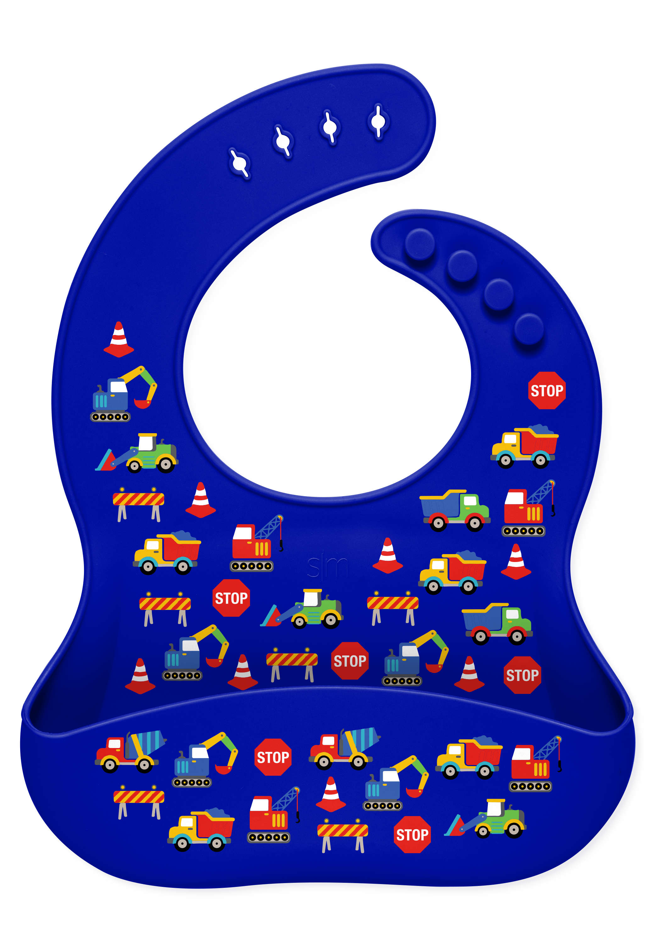 Bennett Silicone Baby Bib - Waterproof, Adjustable & Easy to Clean for Messy Mealtime - Perfect for Infants, Toddlers & Kids at Home or On-the-Go