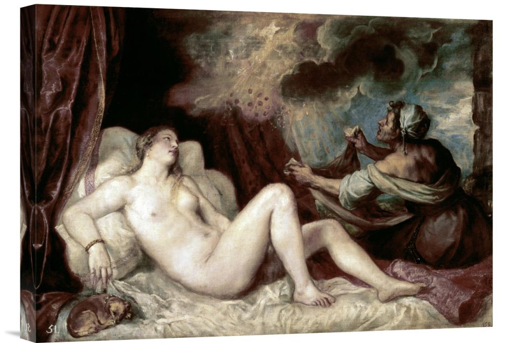 Titian Diana Gallery Wrap Giclee Canvas Wall Art Print - Premium Handmade Painting for Living Room, Bedroom & Office Decor | Renaissance Art Reproduction