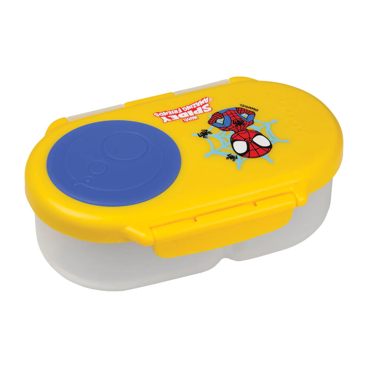 b.box Snack Box - Marvel Spidey & His Amazing Friends | Reusable Kids Snack Container for School, Travel & On-the-Go | BPA-Free, Leak-Proof & Easy to Clean