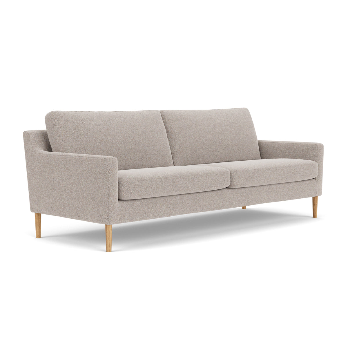 Astha Fabric 3-Seater Sofa - Modern Living Room Furniture for Small Spaces | Comfortable Couch for Apartments, Dorm Rooms & Cozy Homes