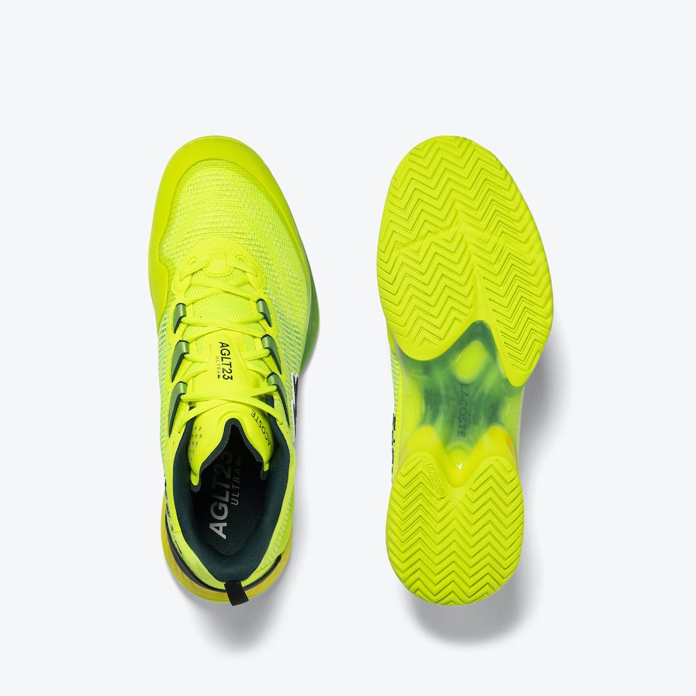 Lacoste AG LT23 Ultra Men's Tennis Shoes - Lightweight & Durable for Tennis & Casual Wear - Yellow