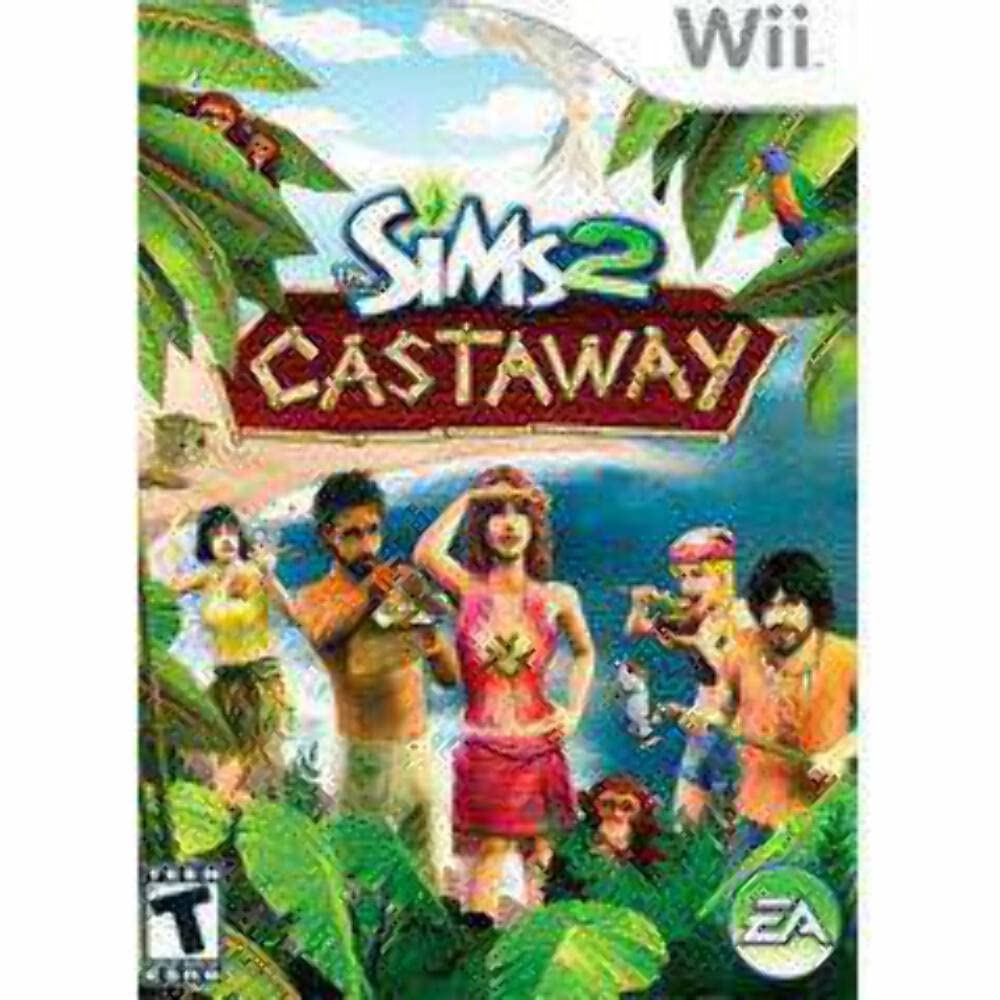 The Sims 2: Castaway - Nintendo Wii Game - Survival Adventure Simulation for Family Game Night & Party Entertainment