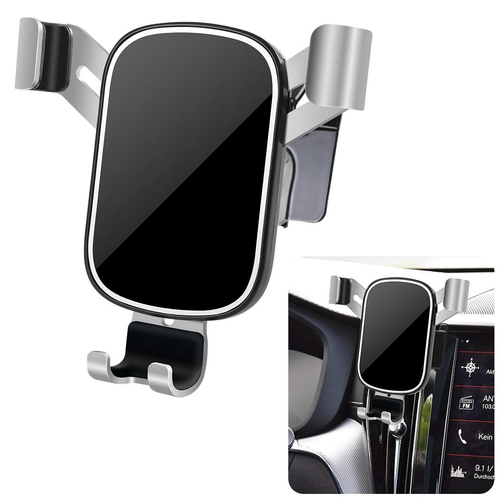 Premium Car Phone Holder for Volvo XC60 & XC60 Hybrid (2018-2025) - Universal Smartphone Mount with Secure Grip & Easy Installation - Perfect for GPS Navigation, Hands-Free Calling & Road Trips