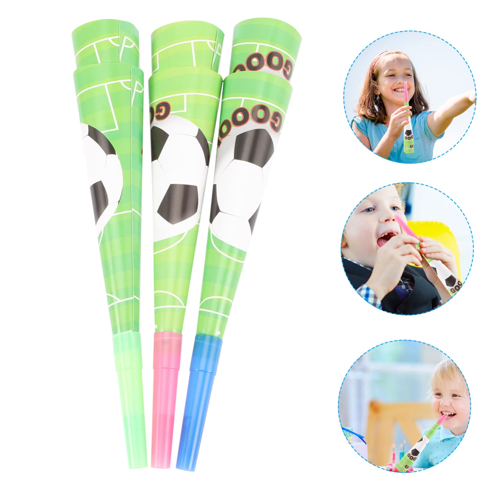 18-Piece Kids Trumpet Sound Horn Set - Musical Wind Instrument Toy for Toddlers & Children - Fun Noise Maker & Balloon Blower - Perfect for Birthday Parties, Classroom Activities & Outdoor Play