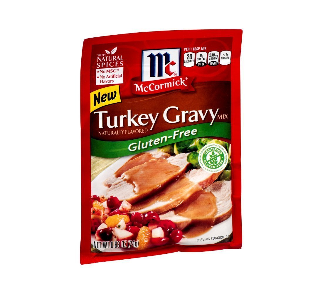 Mc Turkey Gravy Mix Gluten Free - Pack of 12 | Easy Homestyle Turkey Gravy for Thanksgiving, Christmas & Family Dinners