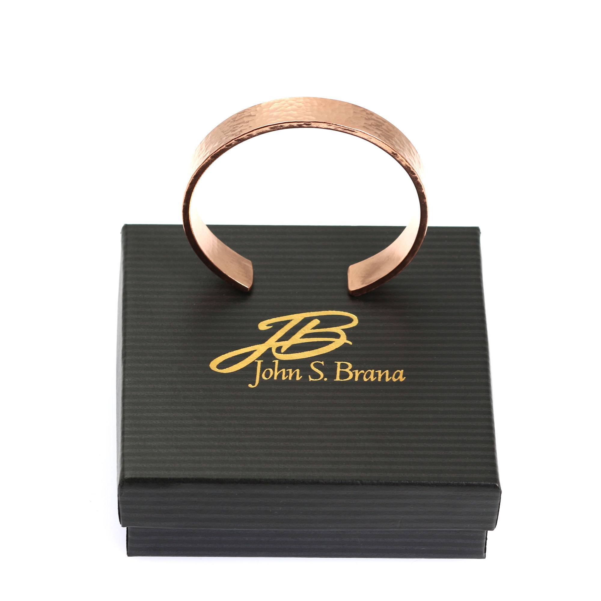 Men's Hammered Copper Cuff Bracelet - 10mm Wide Handmade Bangle for Casual Wear & Gift Giving | Perfect for Everyday Style, Weddings & Special Occasions
