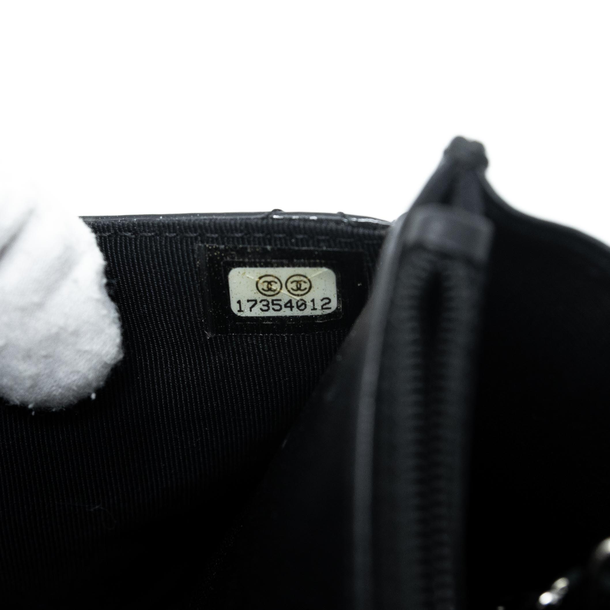Chanel Black Patent Leather Wallet On Chain Crossbody Bag - Perfect for Evening Events & Daily Essentials