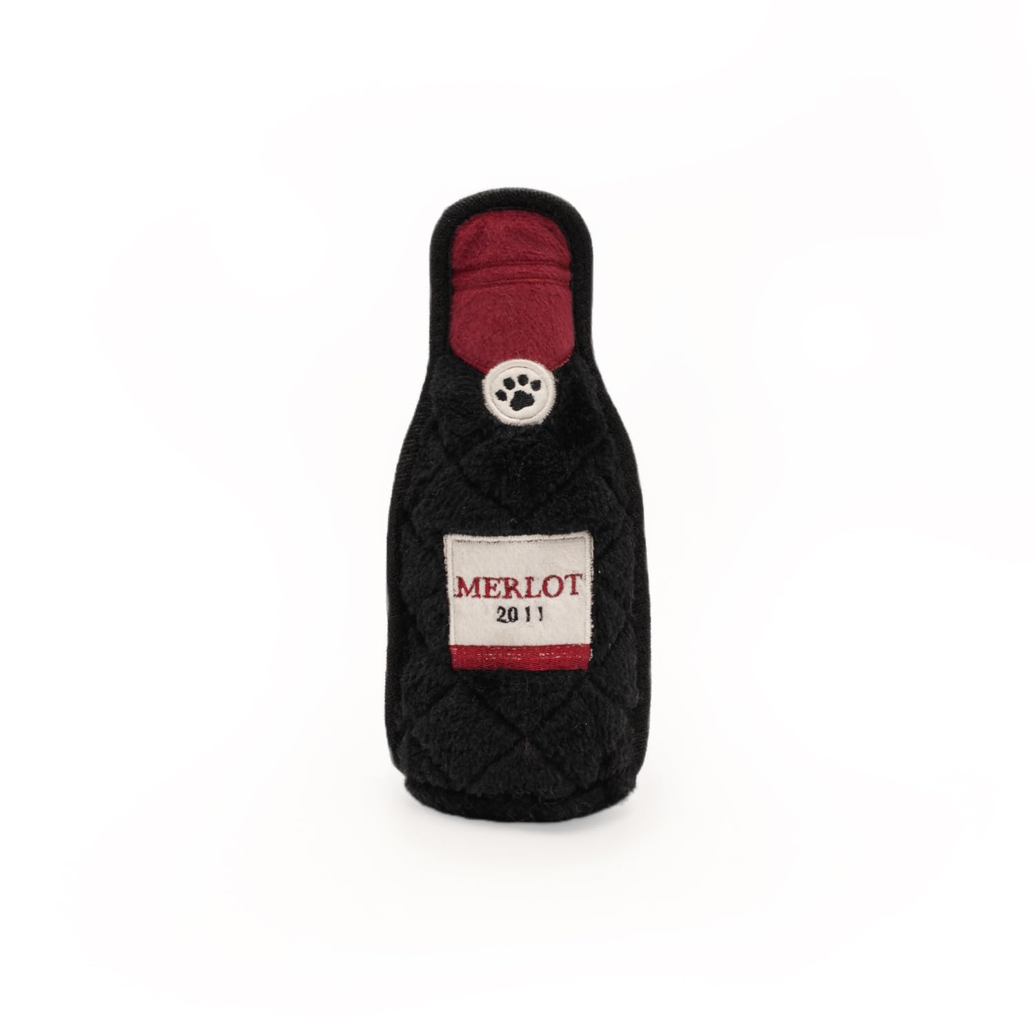 Z-Stitch® Happy Hour Crusherz 2-Pack - Durable Merlot & Rosé Dog Toys for Aggressive Chewers, Squeaky Plush Puppy Toys for Birthday Gifts | Fun Wine-Themed Playtime for Large & Small Dogs