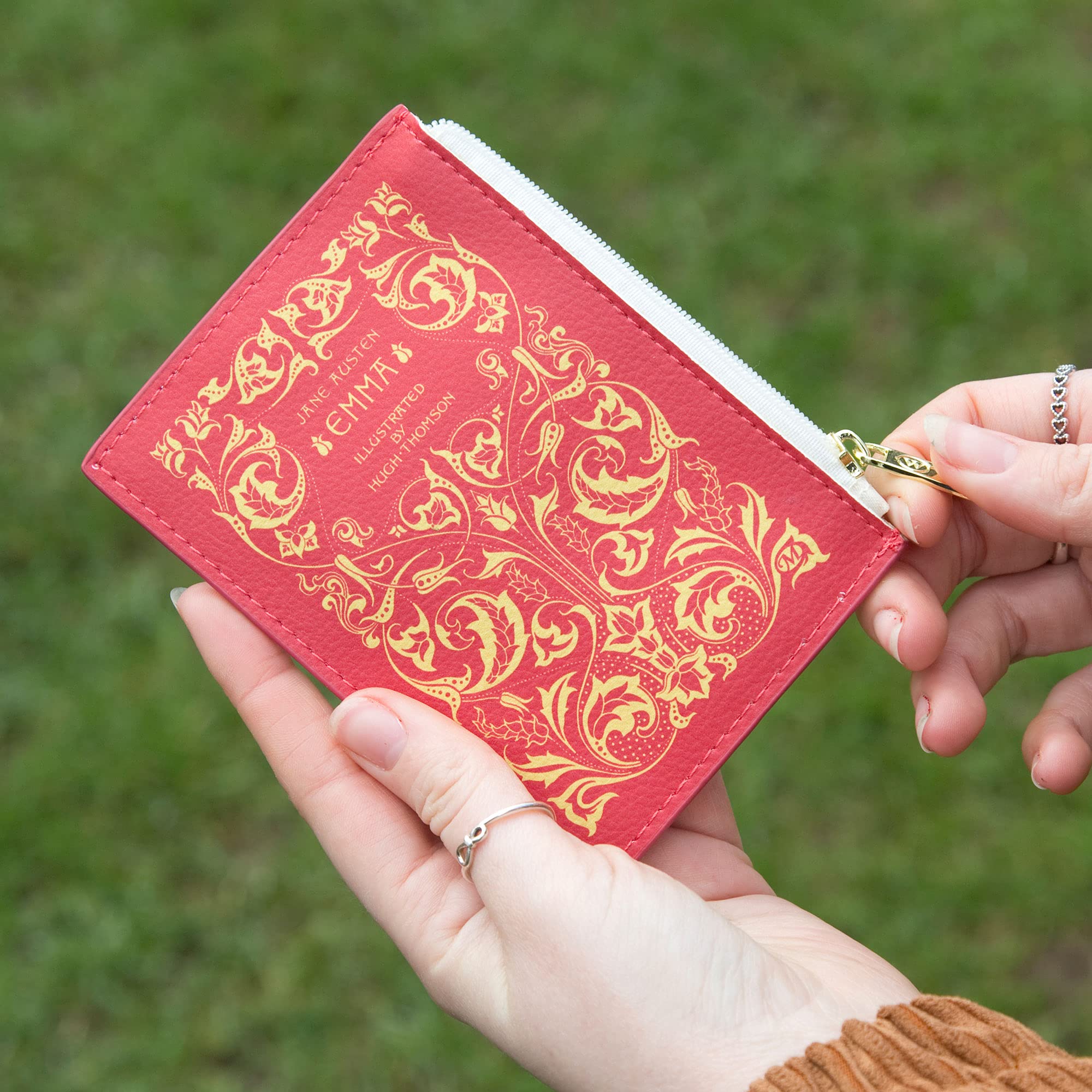 Book Themed Coin Purse for Book Lovers - Perfect Literary Gift for Book Club Members, Readers, Authors & Bookworms - Women's Wallet with Book Design by Well Read - Great for Book Fairs, Reading Events & Novelty Gift Giving
