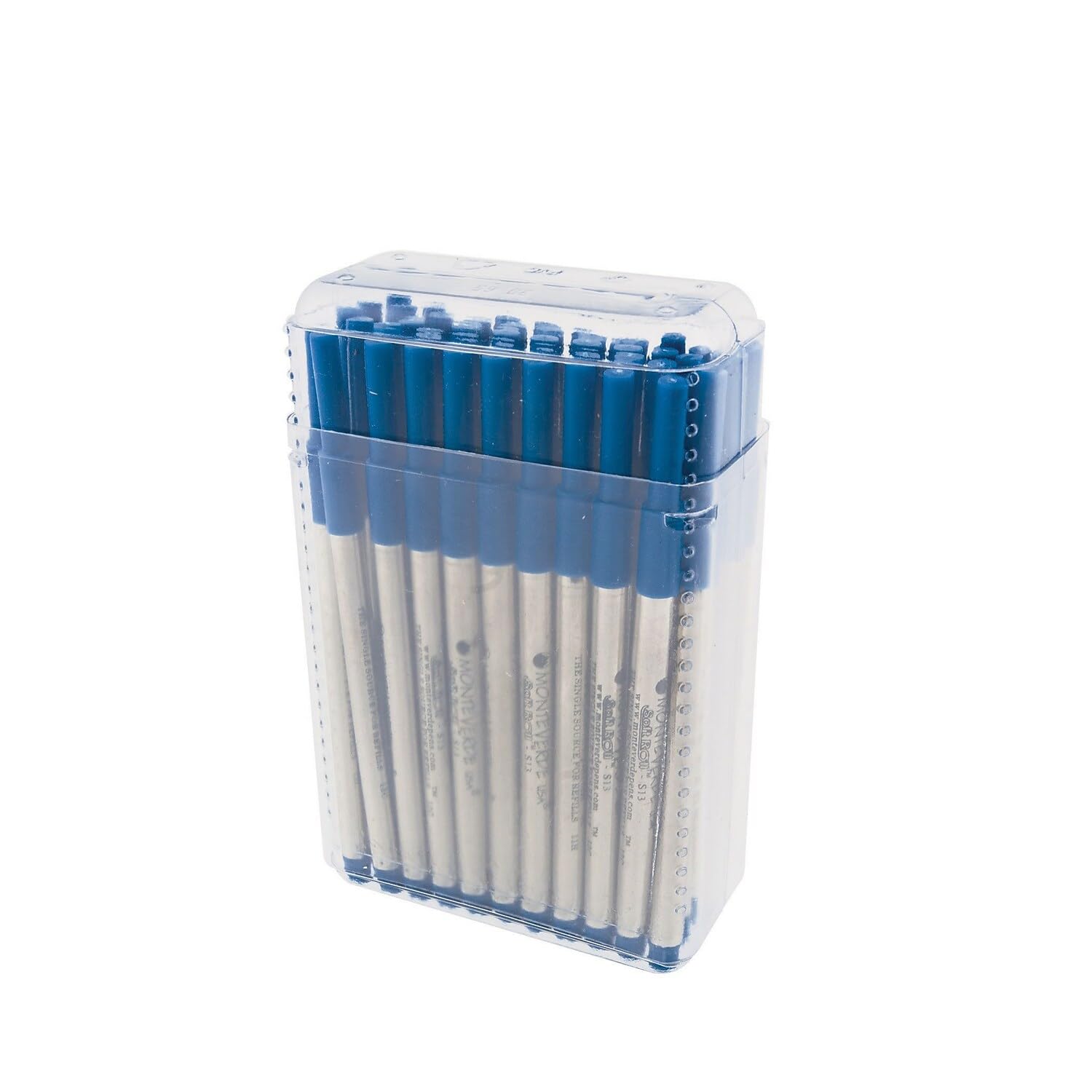 Monteverde T224BU Blue Fine Rollerball Refill for S.T. Dupont Pens - Smooth Writing Replacement Ink Cartridge for Office, School & Daily Use