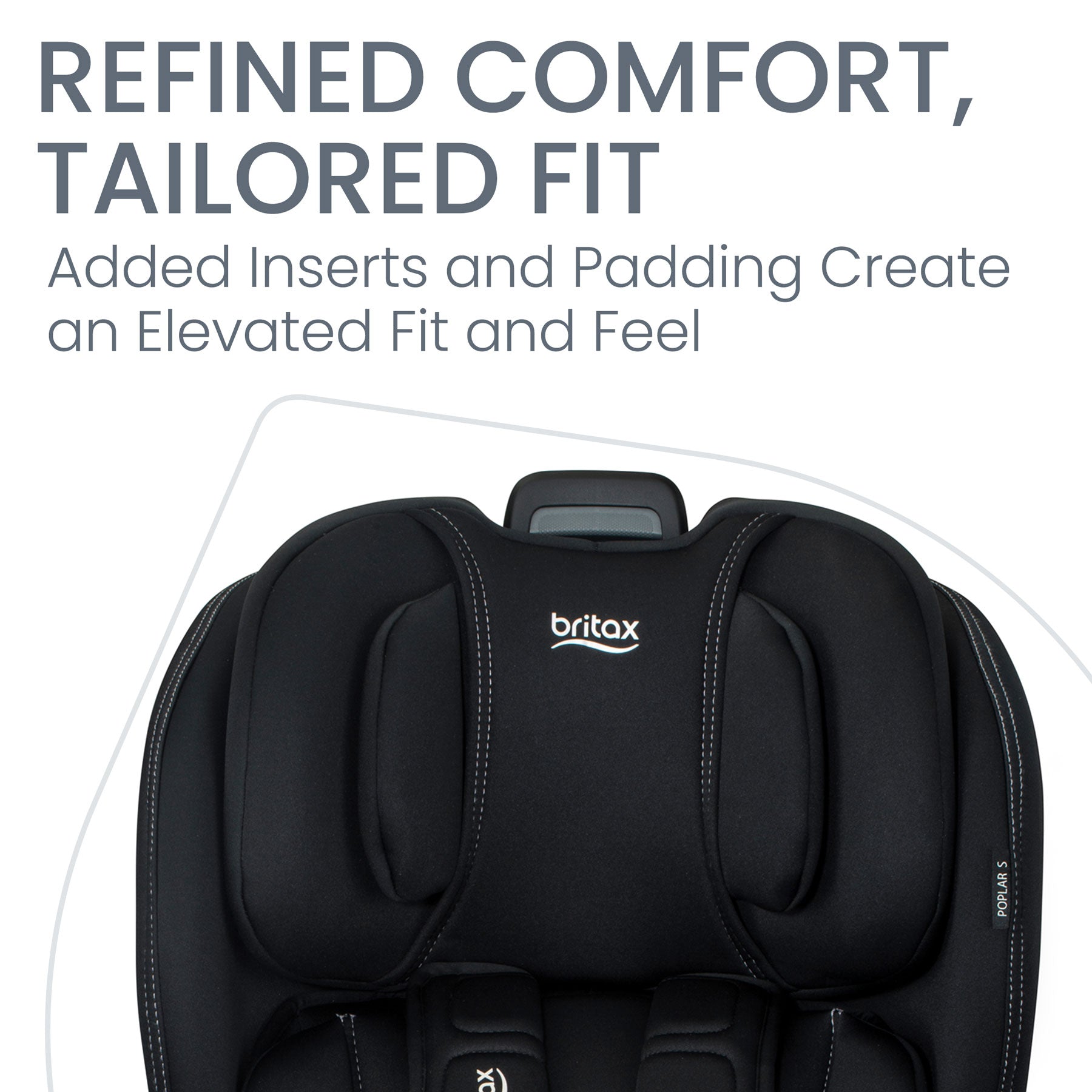 Britax Poplar S ClickTight Convertible Car Seat - Safe & Comfortable for Infants to Toddlers (5-65 lbs) | Easy Installation & Adjustable Headrest | Perfect for Family Travel & Daily Commutes