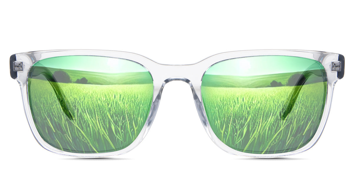 Wells Men's Prescription Tinted Glasses - UV Protection & Blue Light Blocking for Driving, Reading & Outdoor Activities