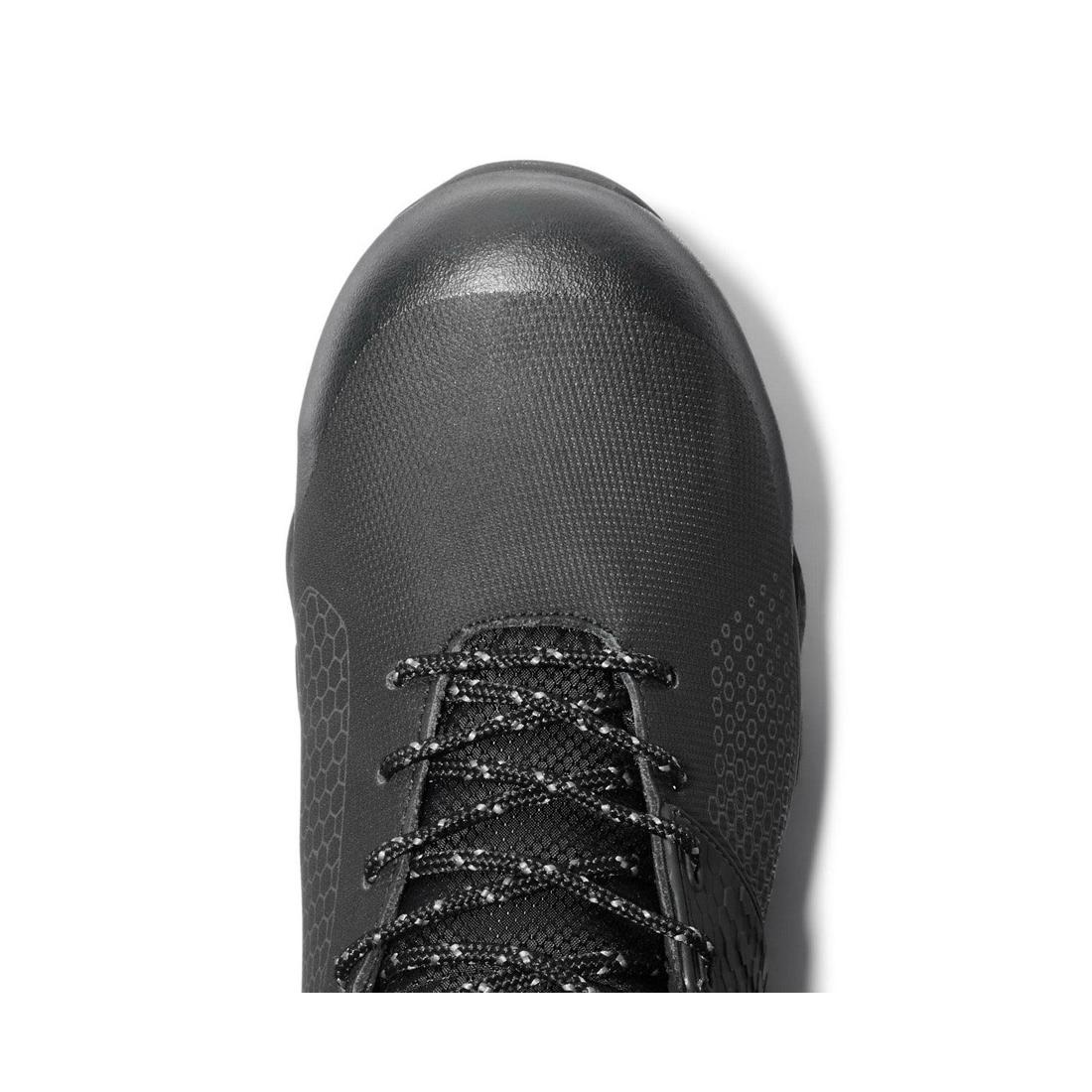 Ridgework Composite Toe Waterproof Work Boots for Men - Black Safety Shoes for Construction, Hiking & Outdoor Work - ASTM F2413 Certified