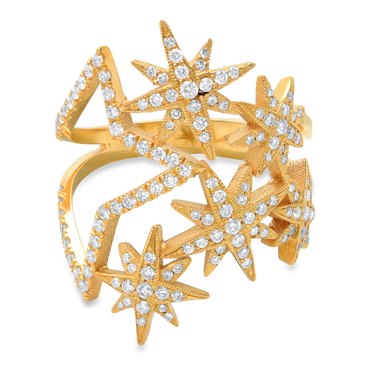Galaxy Ring for Women - Elegant Celestial Jewelry, Dainty Stackable Rings, Perfect Gift for Her - Ideal for Weddings, Anniversaries & Everyday Wear