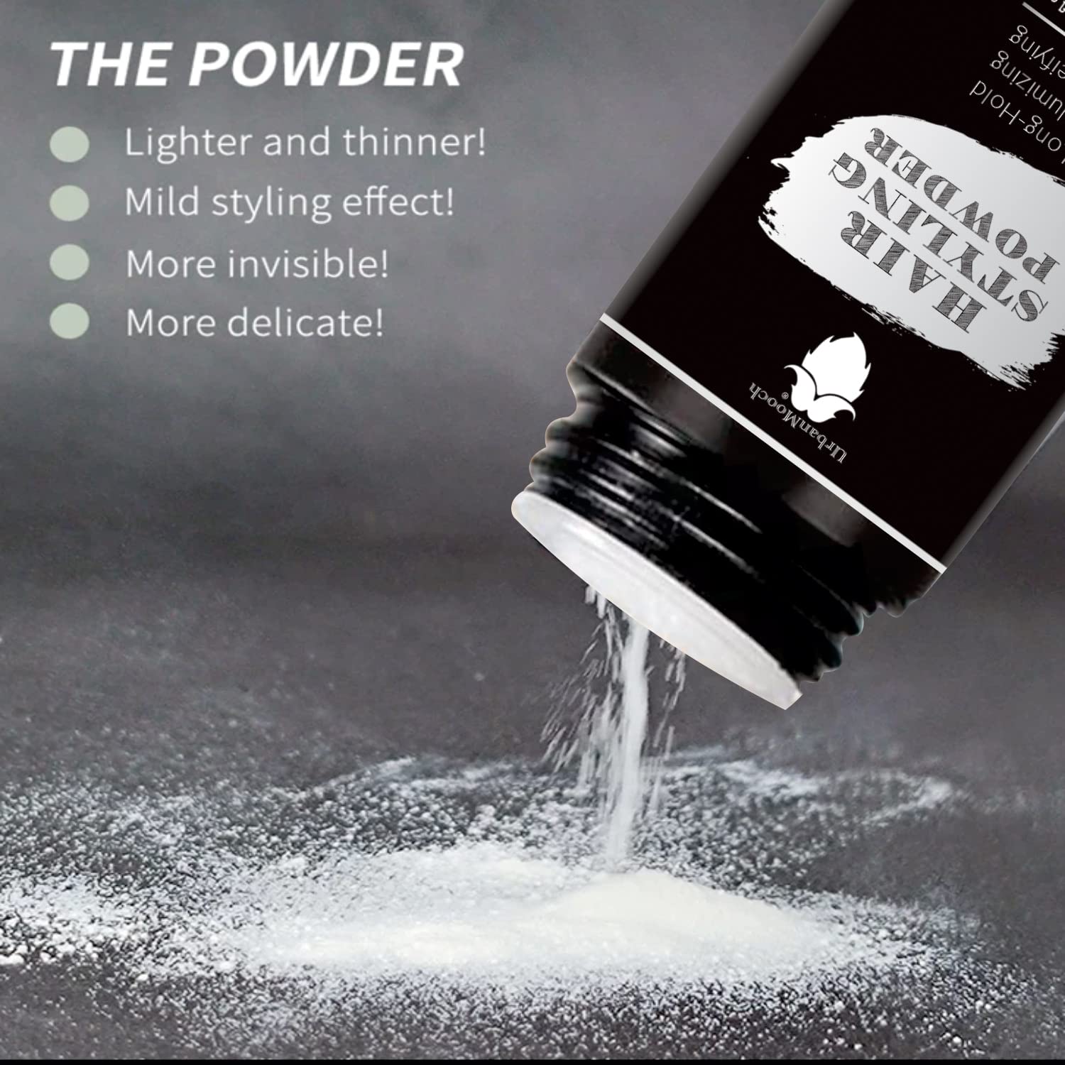 UrbanMooch Hair Volumizing Powder Wax for Men - Strong Hold Texture Powder with Matte Finish | 24 Hour Long-Lasting Styling | Natural & Safe Hair Product (15g) | Perfect for Everyday Use, Special Occasions & Hairstyling Needs