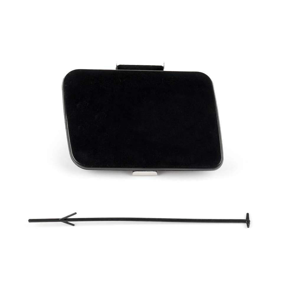 Car Front Bumper Towing Eye Hook Cover Primer Cap Tie For Audi A4 B6 Sedan 2002-2005 - Black ABS Plastic Car Styling Accessories - Easy Installation & Enhanced Protection