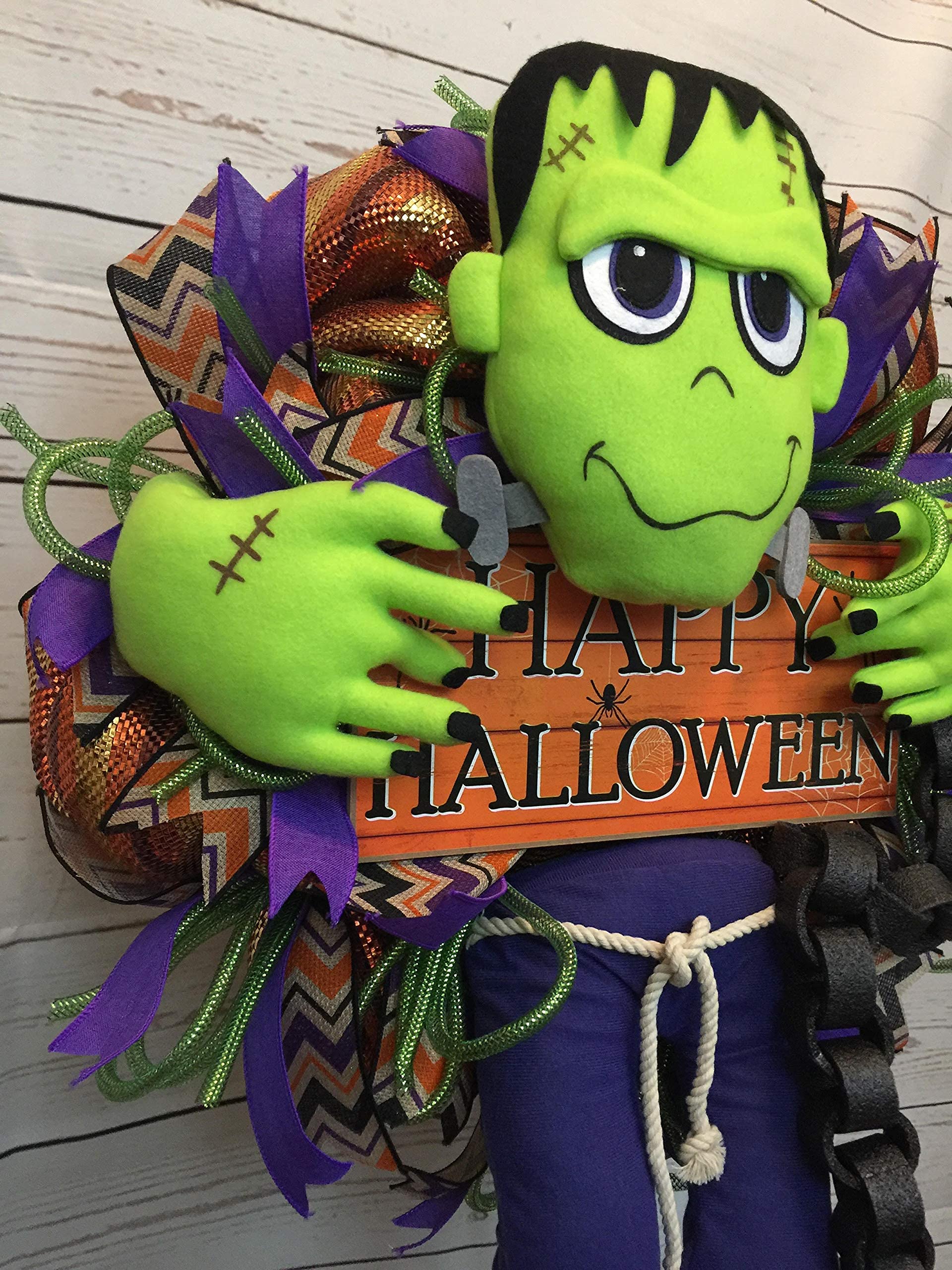 Frankenstein Halloween Wreath - Extra Large 36