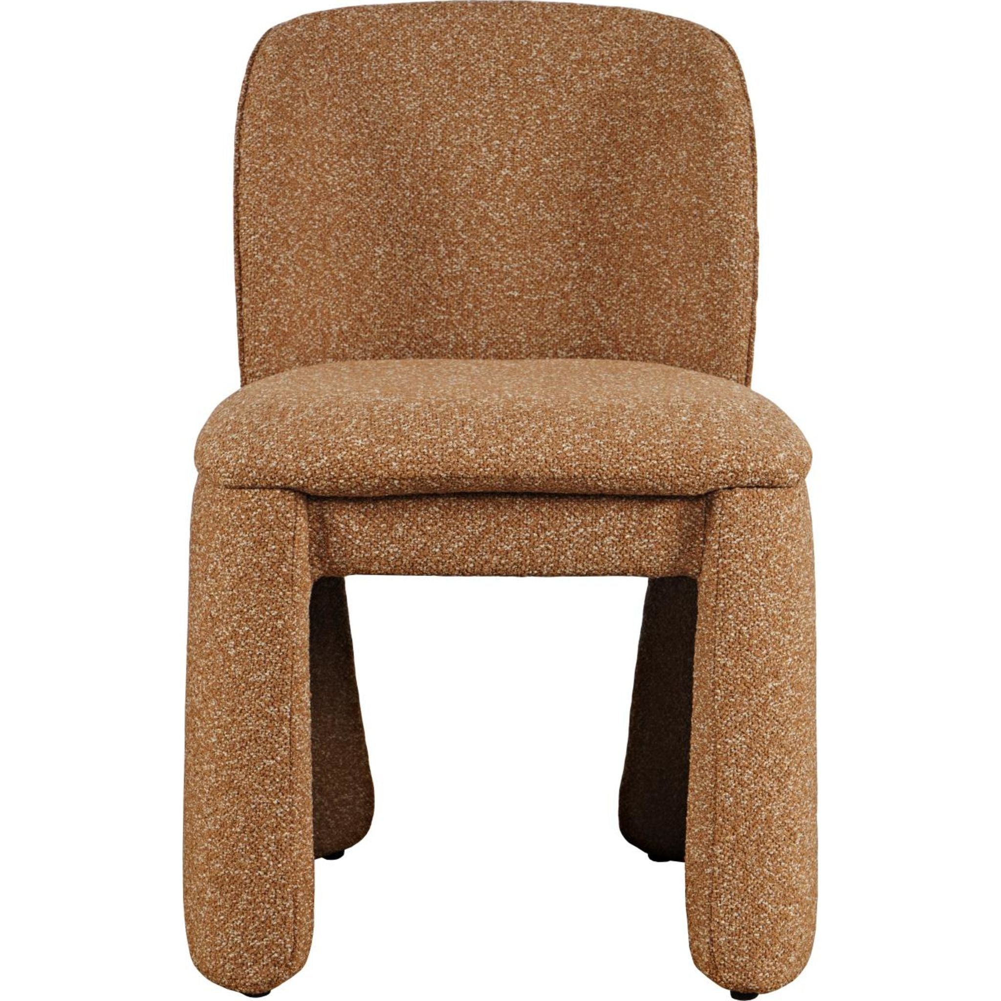 Breck Side Chair in Brick Red - Modern Dining & Accent Chair for Kitchen, Living Room & Office (2381 BRECKCHBRK) - Perfect for Small Spaces & Home Decor