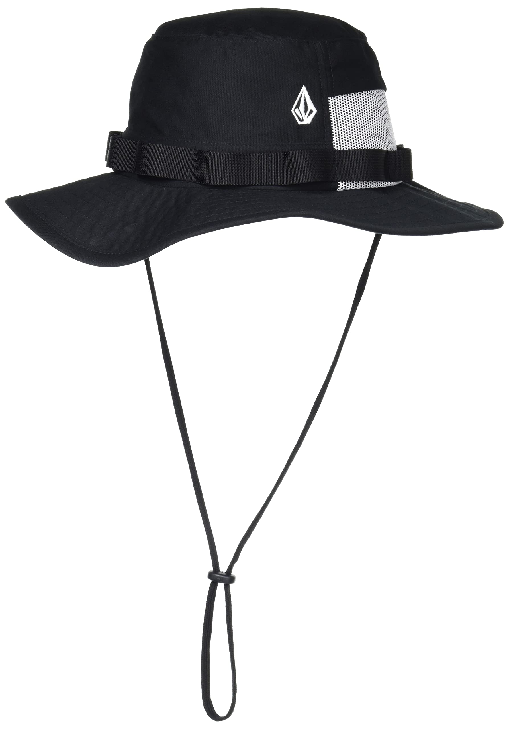 Volcom Men's Wiley Booney Bucket Sun Hat - UPF 50+ UV Protection, Adjustable Chin Strap, Lightweight & Breathable for Beach, Fishing, Hiking & Outdoor Adventures