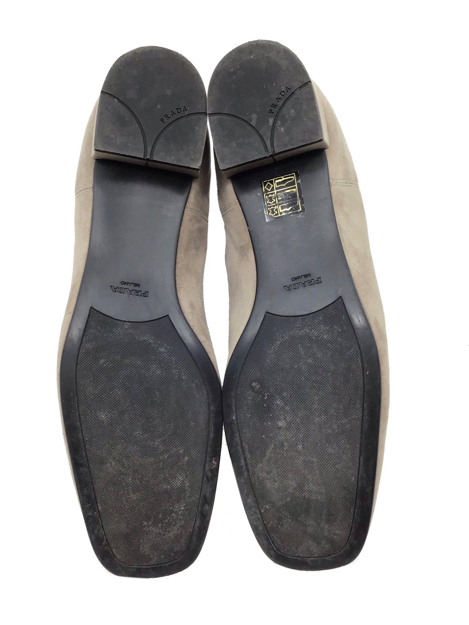 Prada Suede Round Toe Chelsea Ankle Boots Women Size 11 | Luxury Italian Designer Booties for Fall Winter Fashion | Perfect for Office, Date Night & Special Occasions