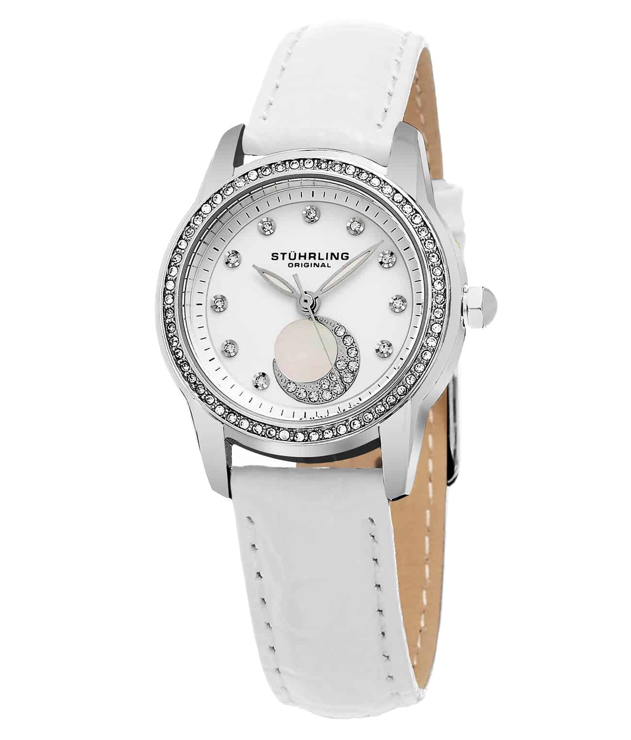 Beige Dial / Silver Case / Beige Leather Strap Tang Buckle