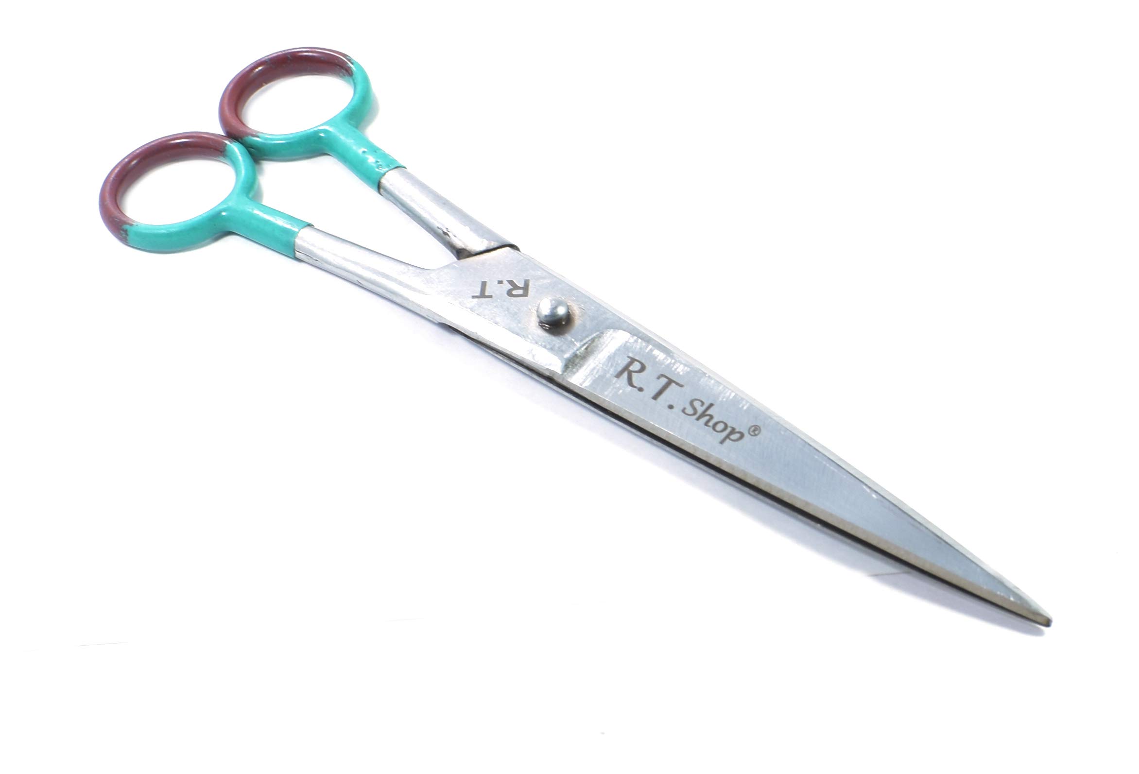 Premium Stainless Steel Barber Scissors for Men - Professional Hair Cutting Shears for Salon & Home Use - Sharp & Durable Grooming Tool for Stylists & DIY Haircuts