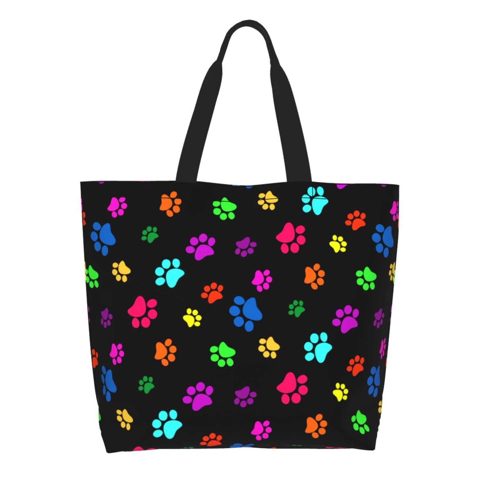 Stylish Large Reusable Tote Bag for Women - Durable Beach, Grocery & Shopping Bag with Shoulder Strap - Perfect for Travel, Work & Everyday Use