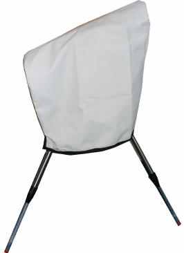 TeleGizmos 365 Series Telescope Cover for 3-4 Inch Mounted Refractor Telescopes - Weatherproof Protection for Outdoor Astronomy & Stargazing