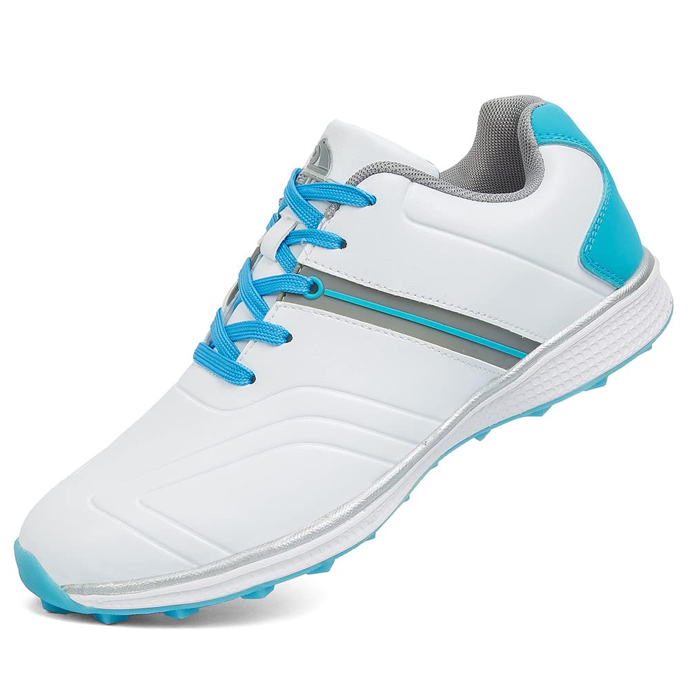 **Waterproof Women's Golf Shoes - Spikeless Lightweight Sneakers for Outdoor Sports & Walking - Comfortable Non-Slip Athletic Shoes for Golfing, Hiking & Casual Wear**