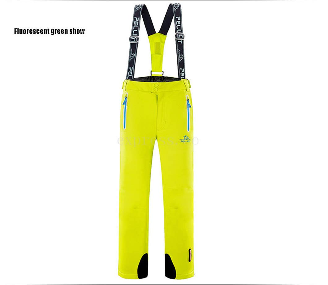 Waterproof Ski Pants for Men & Women - Breathable Winter Snow Pants with Suspenders - Warm Snowboarding & Skiing Gear for Outdoor Sports