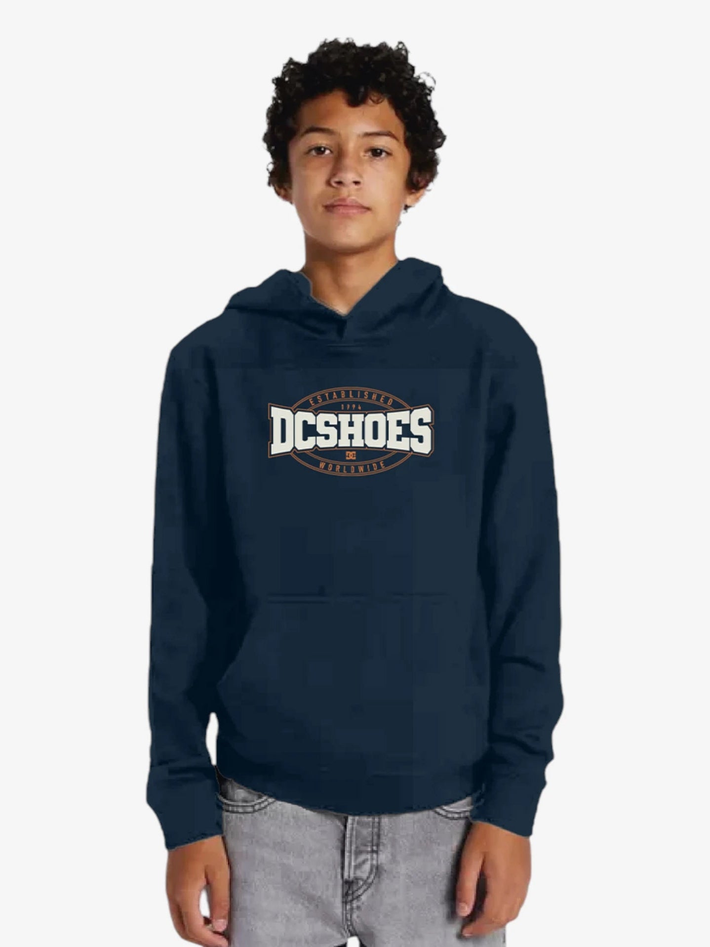 DC Kids Standout Blue Hoodie - Warm & Stylish Pullover for Boys & Girls - Perfect for School, Playdates & Outdoor Adventures