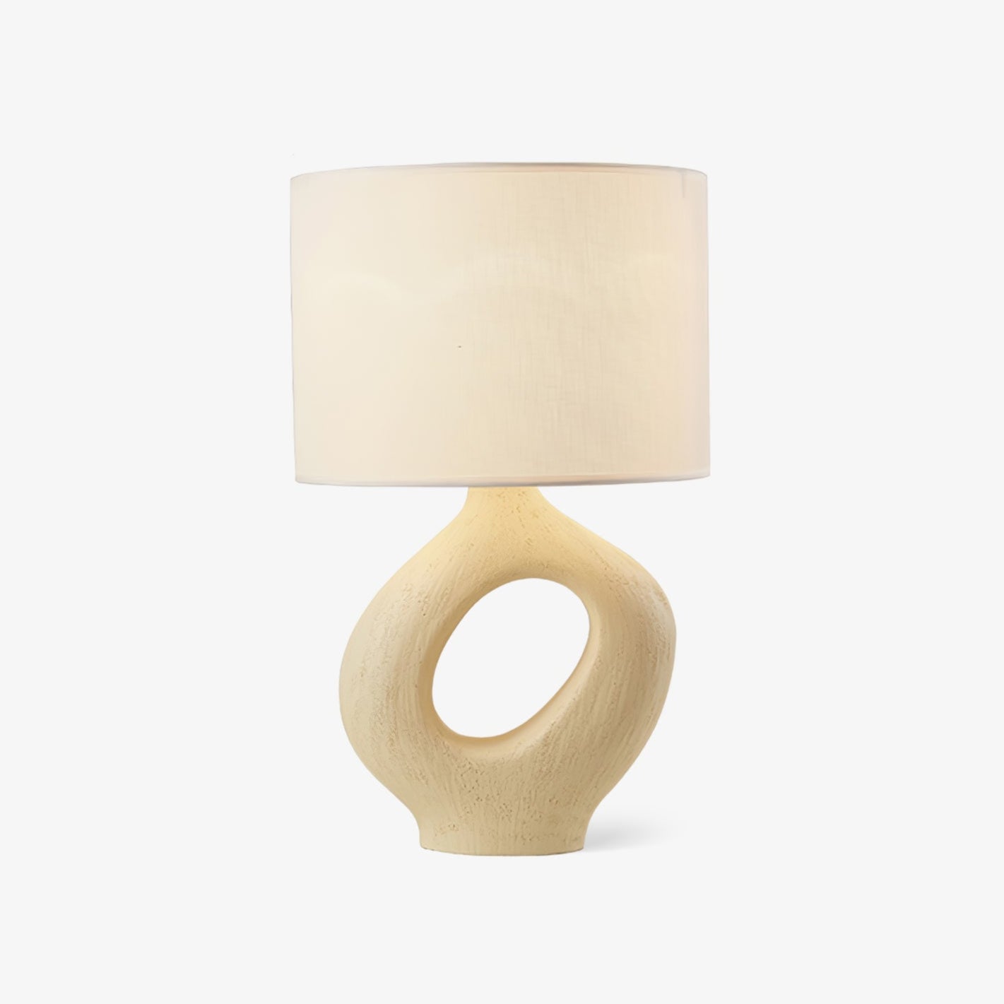 Amara Modern Sculptural Table Lamp - Elegant Home & Office Decor for Living Room, Bedroom, or Study - Warm Ambient Lighting Accent Piece