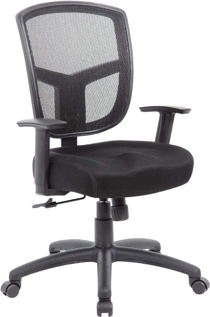 Boss Contract Mesh Task Chair [B6022] - Ergonomic Office Chair for Comfort & Support - Perfect for Home & Office Workspaces