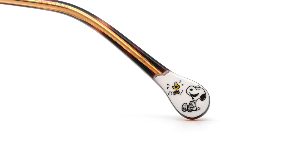 JINS x PEANUTS 087 Laughing 87 Eyeglasses - Stylish Snoopy & Woodstock Design - Perfect for Reading, Work & Everyday Wear