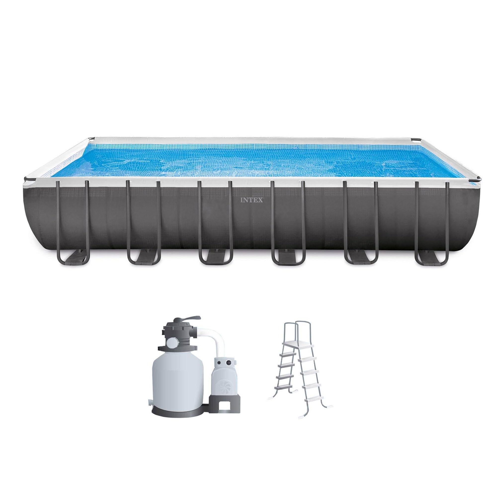 INTEX ZX100 Auto Pressure Side Pool Cleaner for 24ft x 12ft x 52in Rectangular Ultra XTR Frame Swimming Pool with Pump - Ideal for Backyard, Inground & Above Ground Pool Maintenance