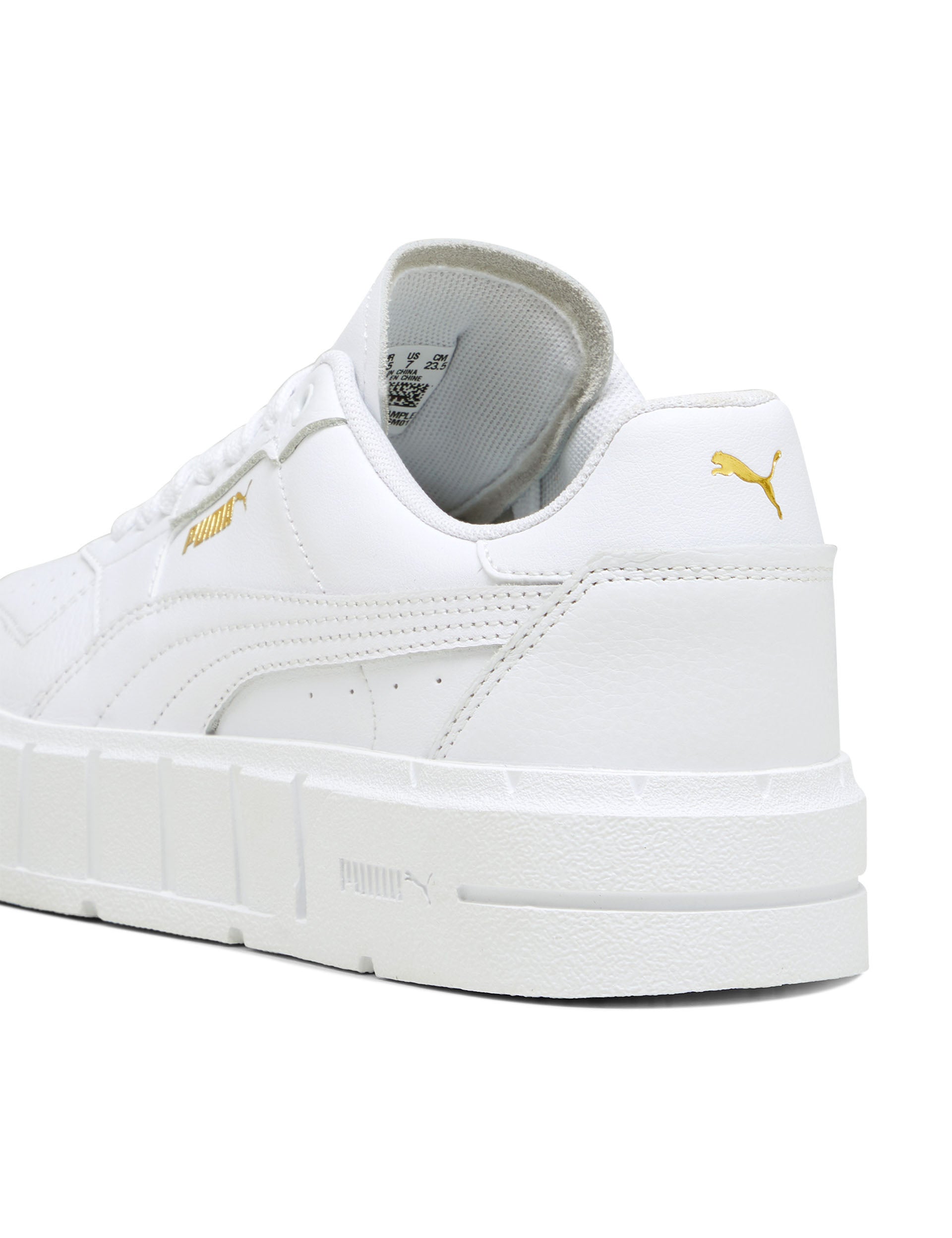 Cali Court Leather Sneakers for Men & Women - White Casual Shoes for Walking, Running & Everyday Wear