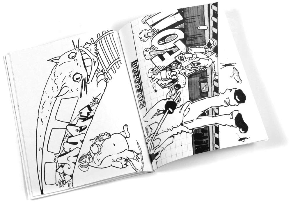 Graffiti Coloring Book for Adults & Teens - Urban Street Art Designs to Color | Stress Relief & Creative Fun