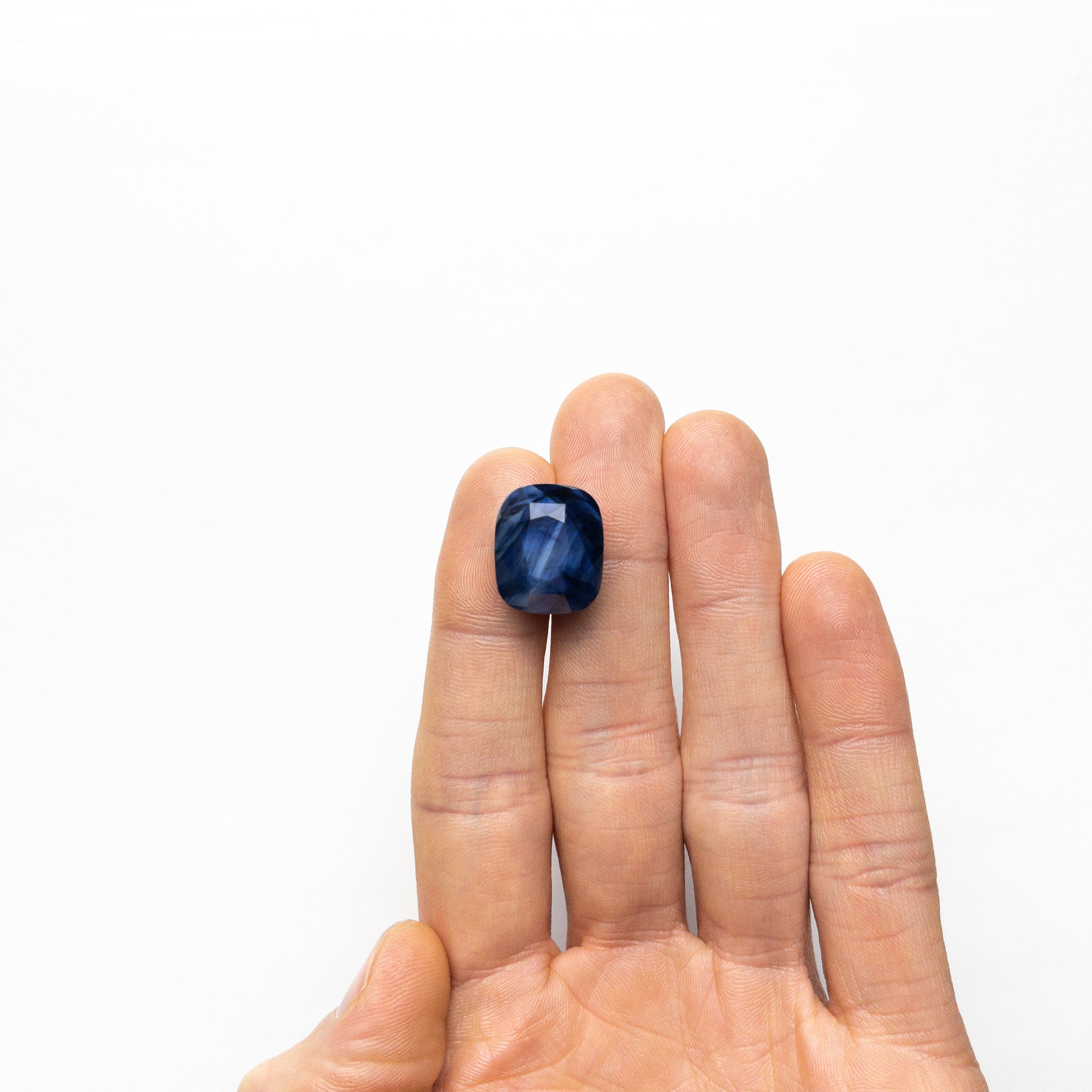 29.60ct Natural Cushion Cut Blue Sapphire Gemstone - 17.67x14.78x12.00mm Brilliant Faceted Loose Stone for Jewelry Making (22597-01) | Perfect for Engagement Rings, Pendants & Custom Jewelry Designs
