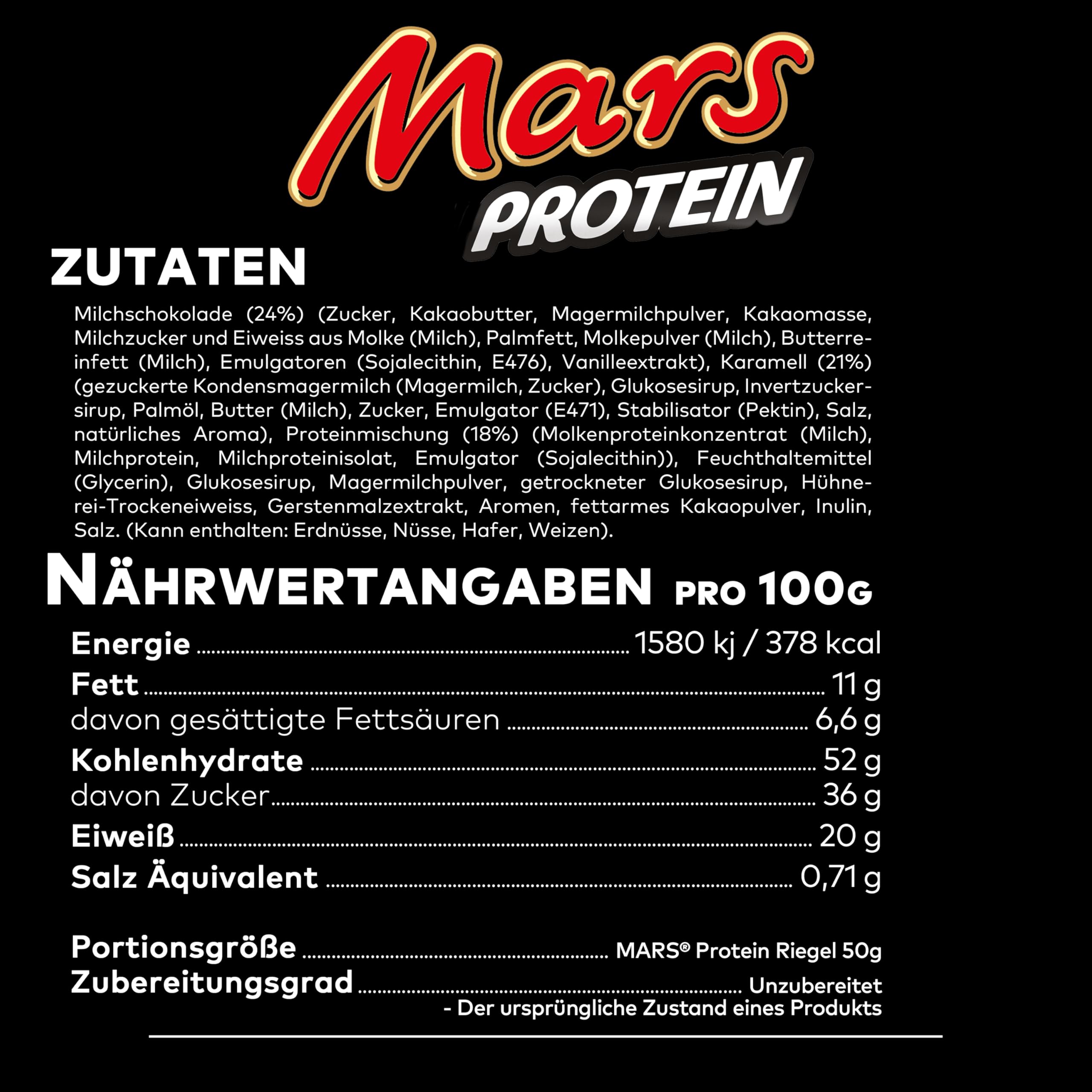MARS Protein Bar, Chocolate Protein Snack, Bulk Pack 18 x 50g - High Protein Energy Bars for Gym, Hiking & Healthy On-the-Go Snacking