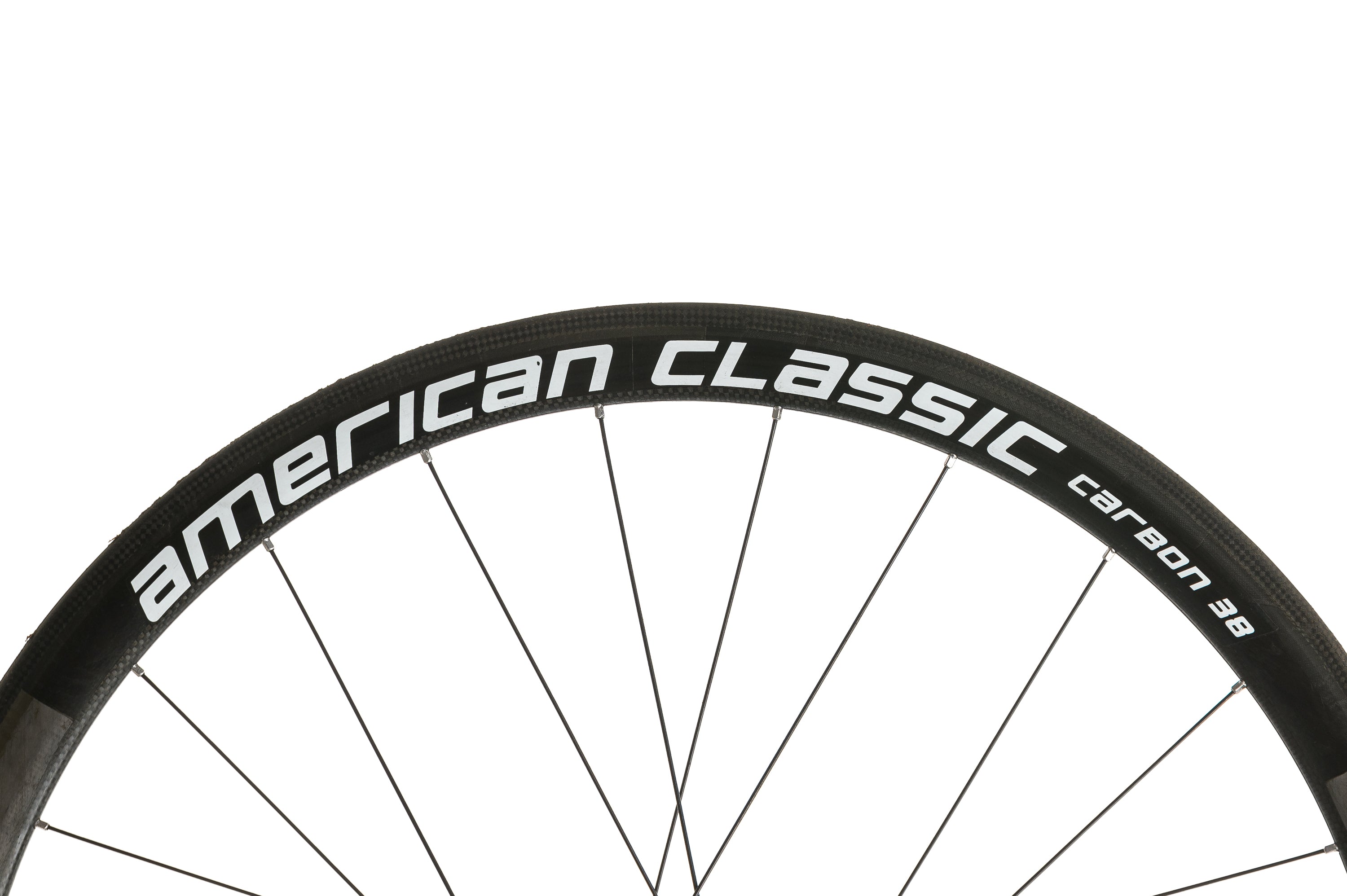 American Classic Carbon 38 Pro Carbon Tubular 700c Wheelset - Lightweight Road Bike Wheels for Racing & Performance Cycling