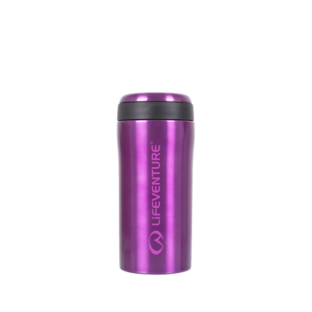 Lifeventure Stainless Steel Thermal Mug - 300ml Insulated Travel Coffee Cup with Gloss Finish - Keeps Drinks Hot or Cold for Hours - Perfect for Commuting, Camping & Outdoor Adventures