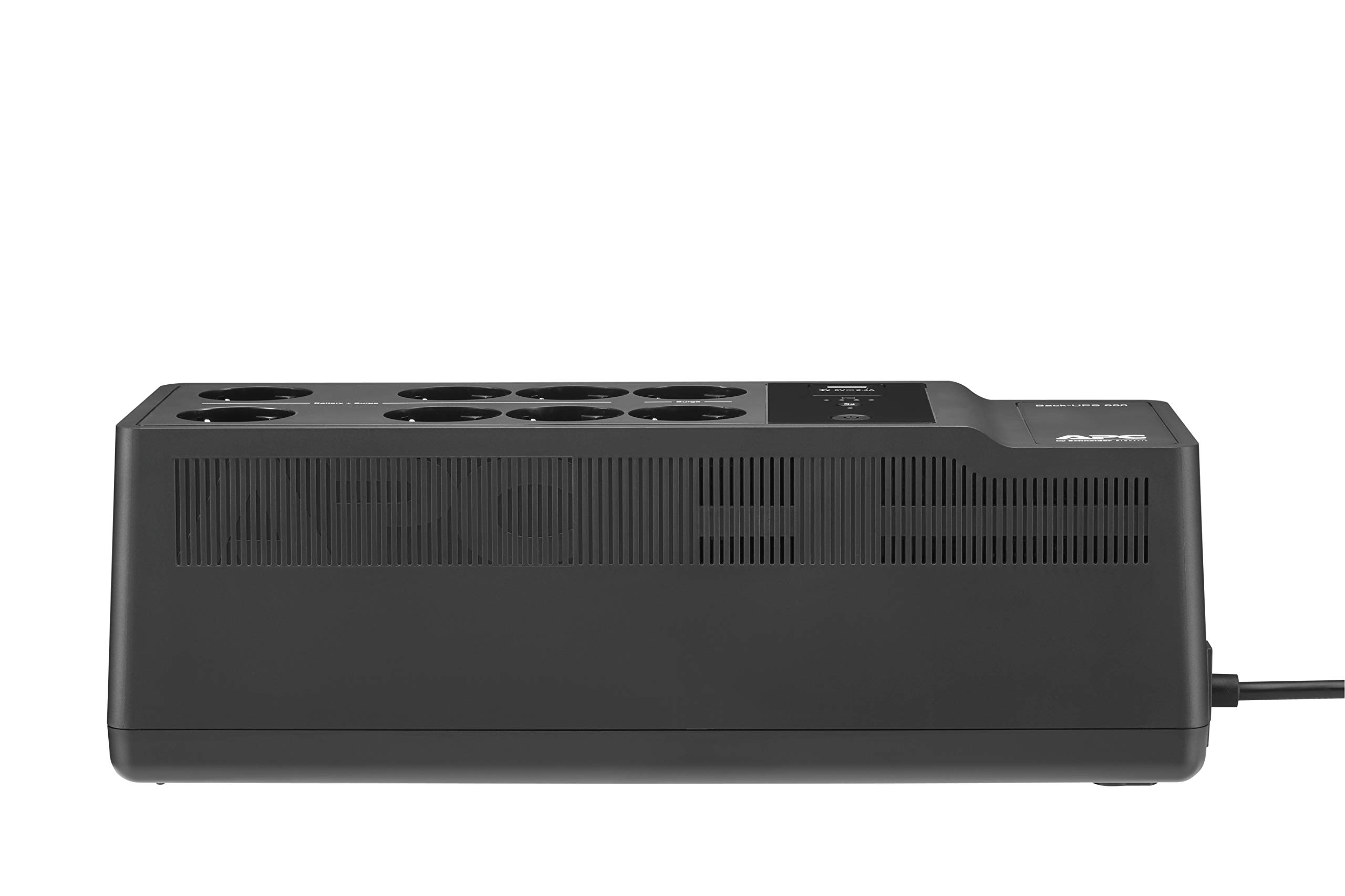 APC Back-UPS ES 850VA Battery Backup (BE850G2-SP) with 8 Schuko Outlets, USB-A & USB-C Charging Ports - Power Protection for Home Office, Gaming PC & Network Equipment
