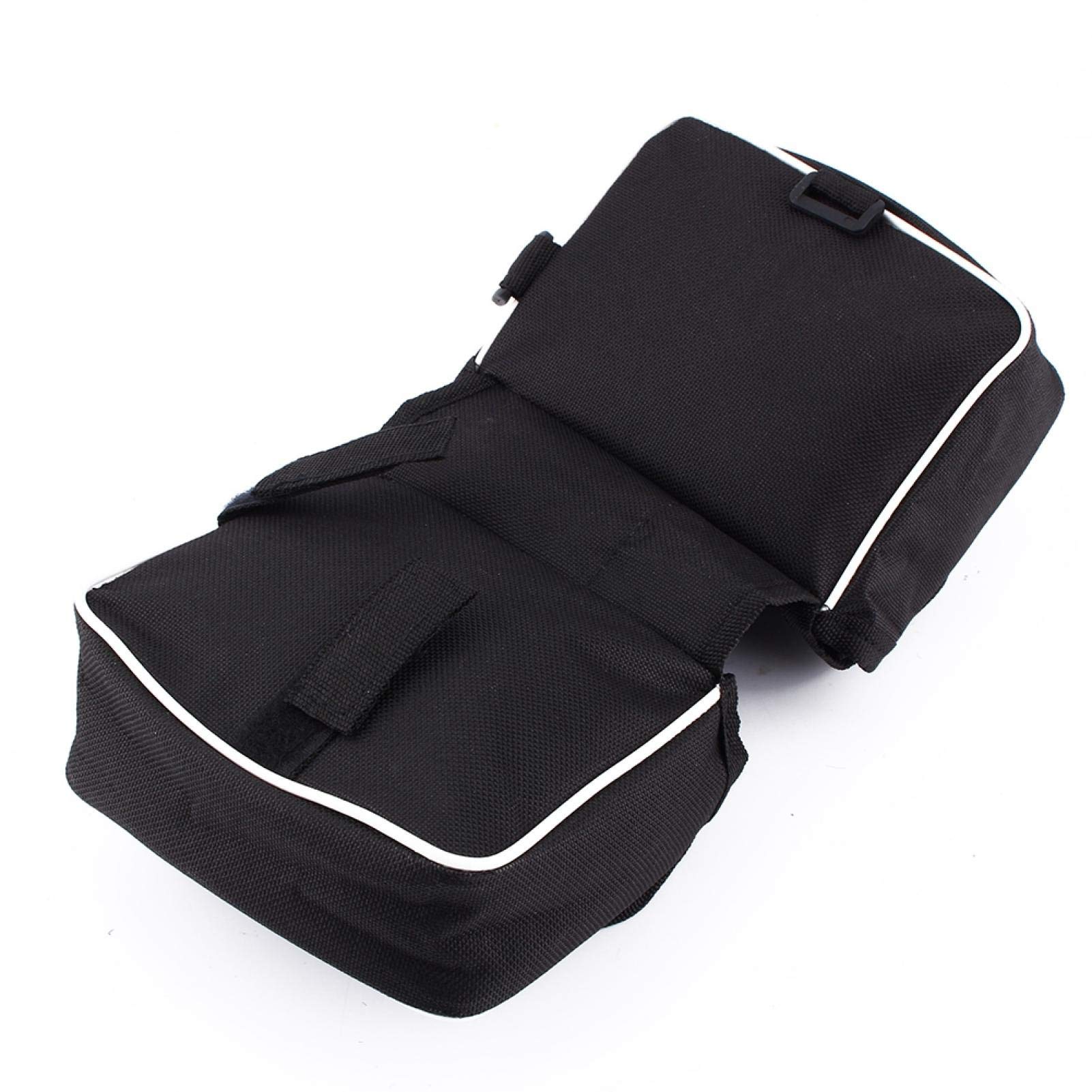 Evonecy Bike Double Side Bag - Durable Black Bicycle Front Tube Bag for Sunglasses, Anti-Slip Design - Perfect for Cycling, Commuting & Outdoor Adventures