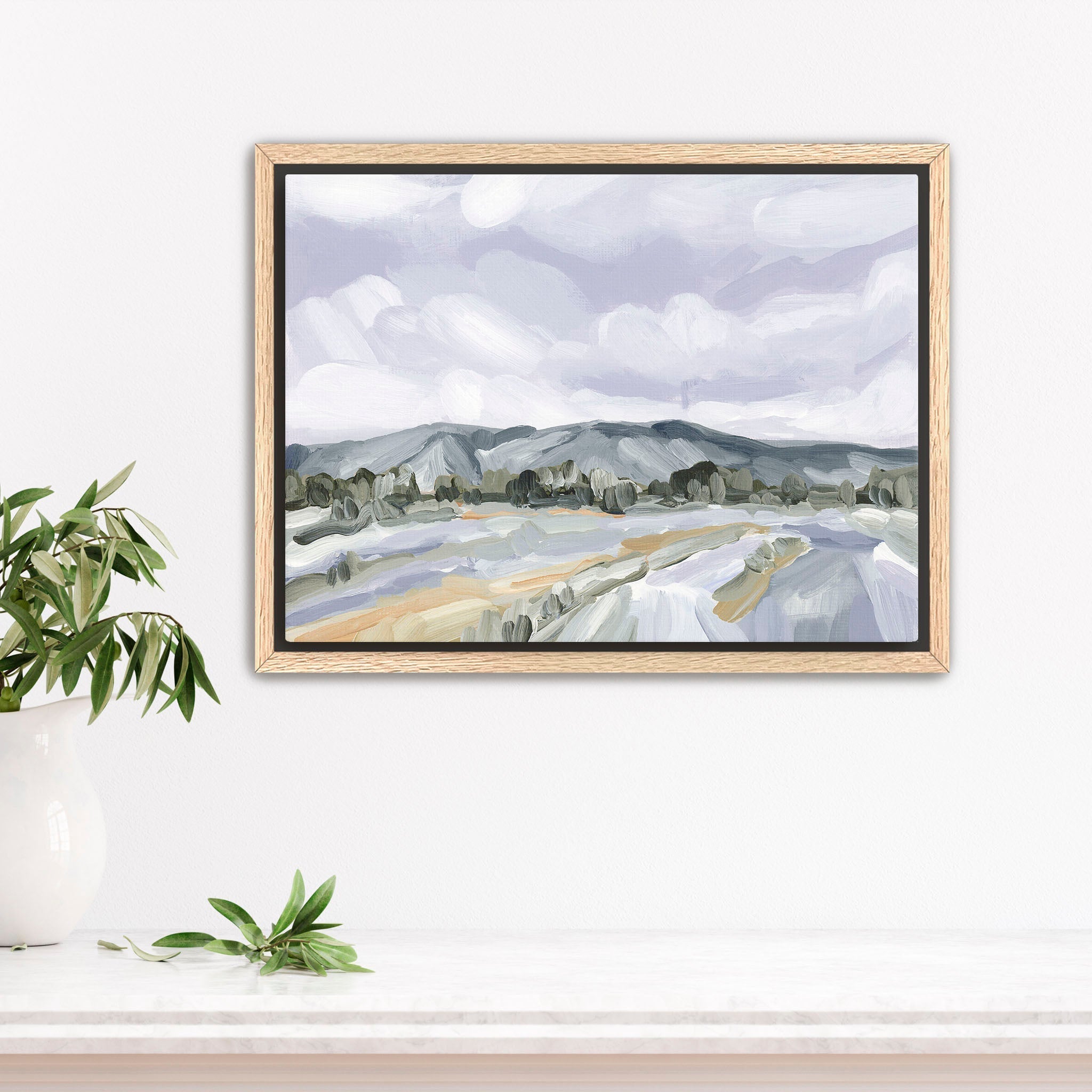 Aspen Snow Art Print - Winter Landscape Wall Decor for Home, Office & Cabin - Perfect for Living Room, Bedroom & Cozy Spaces