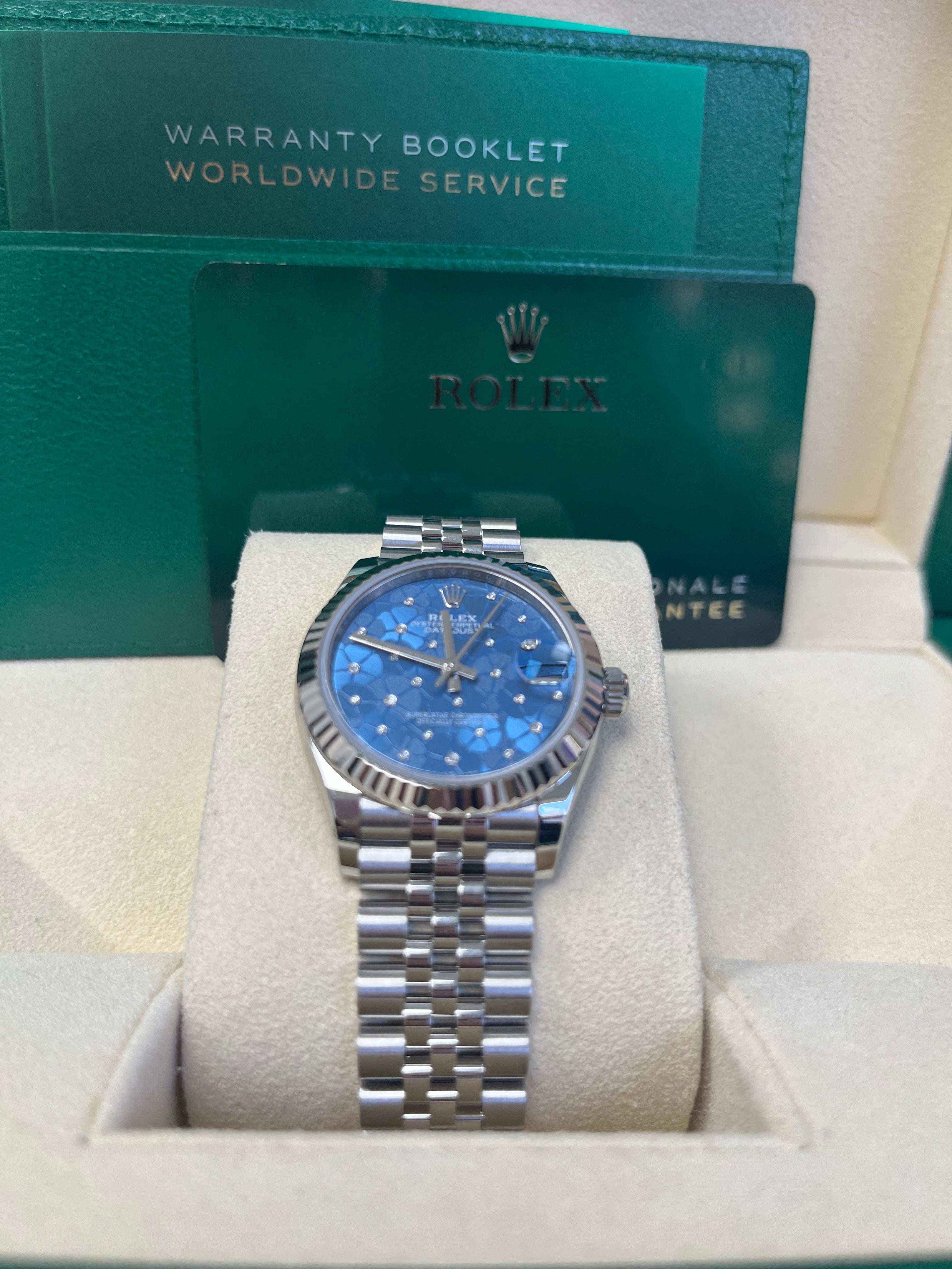 Rolex Datejust 31mm Watch - 2022 New Model Oystersteel & White Gold Jubilee Bracelet (Ref.278274) | Luxury Women's Watch for Business, Party & Special Occasions