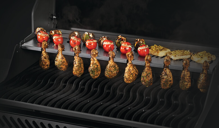 Napoleon Multifunctional Warming Rack for Rogue 525 71502 - Premium BBQ Grill Accessory for Outdoor Cooking & Entertaining