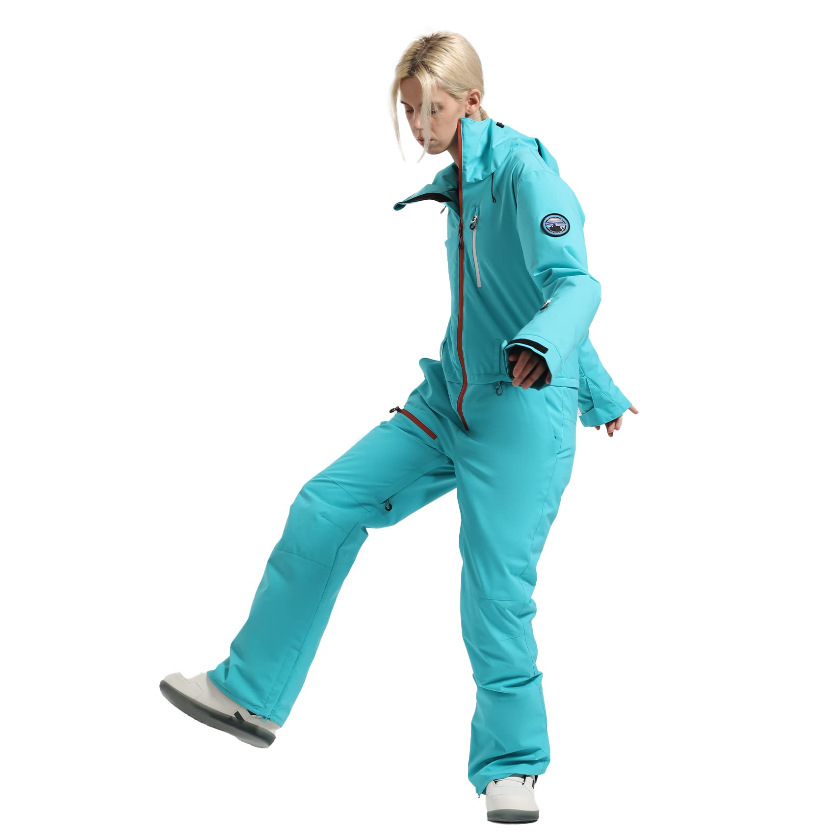 IMPHUT Women's One Piece Ski Suit - Waterproof Windproof Insulated Snowsuit for Skiing & Snowboarding | Winter Sports Outfit for Ski Resorts & Mountain Adventures