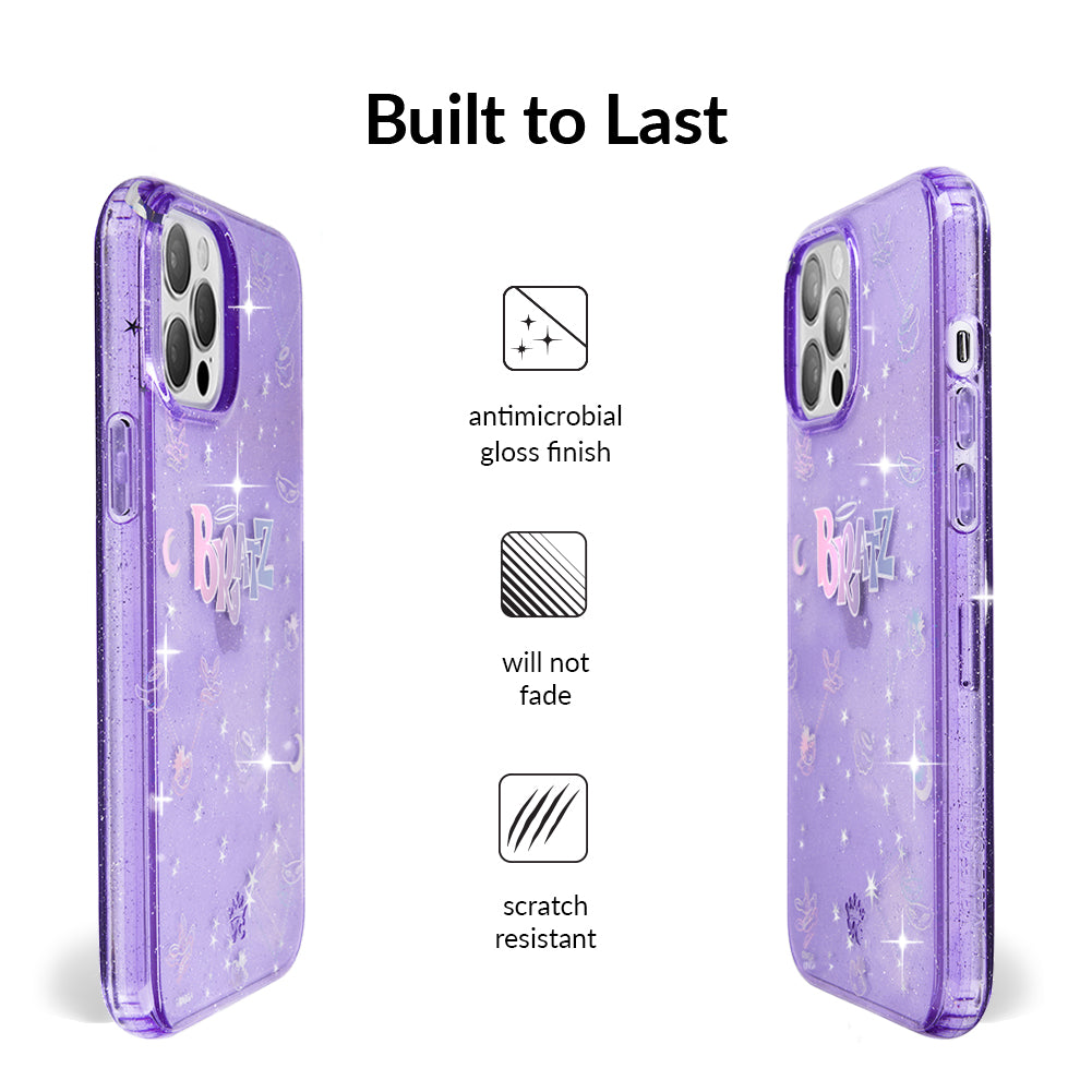 Bratz Celestial Glitter iPhone Case - Trendy Protective Phone Cover for Bratz Fans - Perfect for Parties, School & Everyday Use